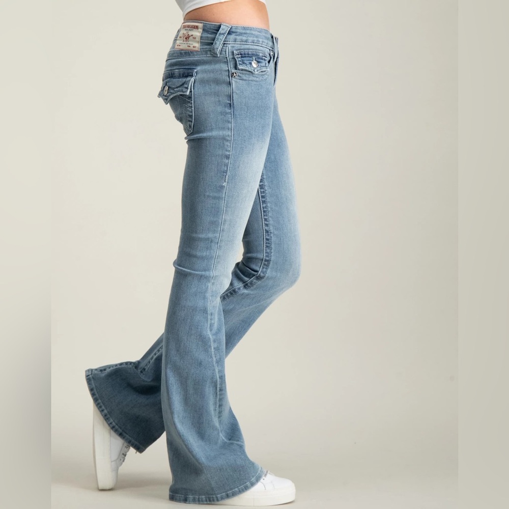 Vintage True Religion Joey Low Rise Flare Jeans